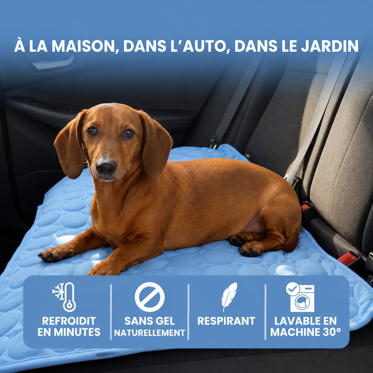TAPIS RAFRAÎCHISSANT ARCTIC™ - 2 POUR 1